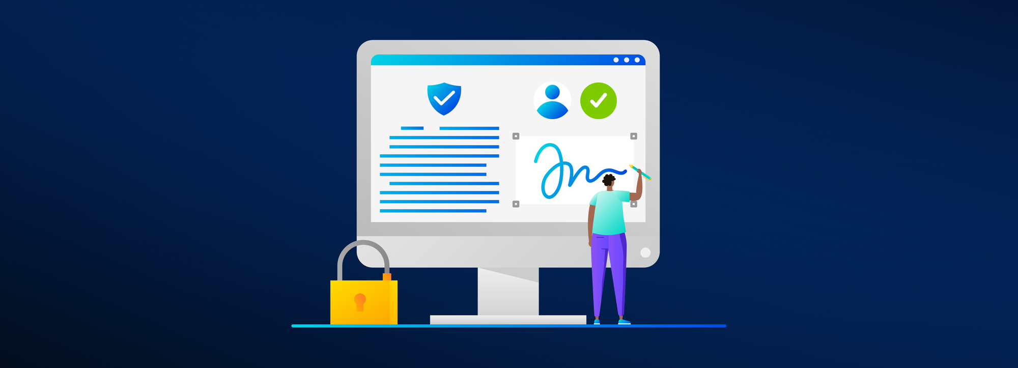 Signing contracts with eSignature