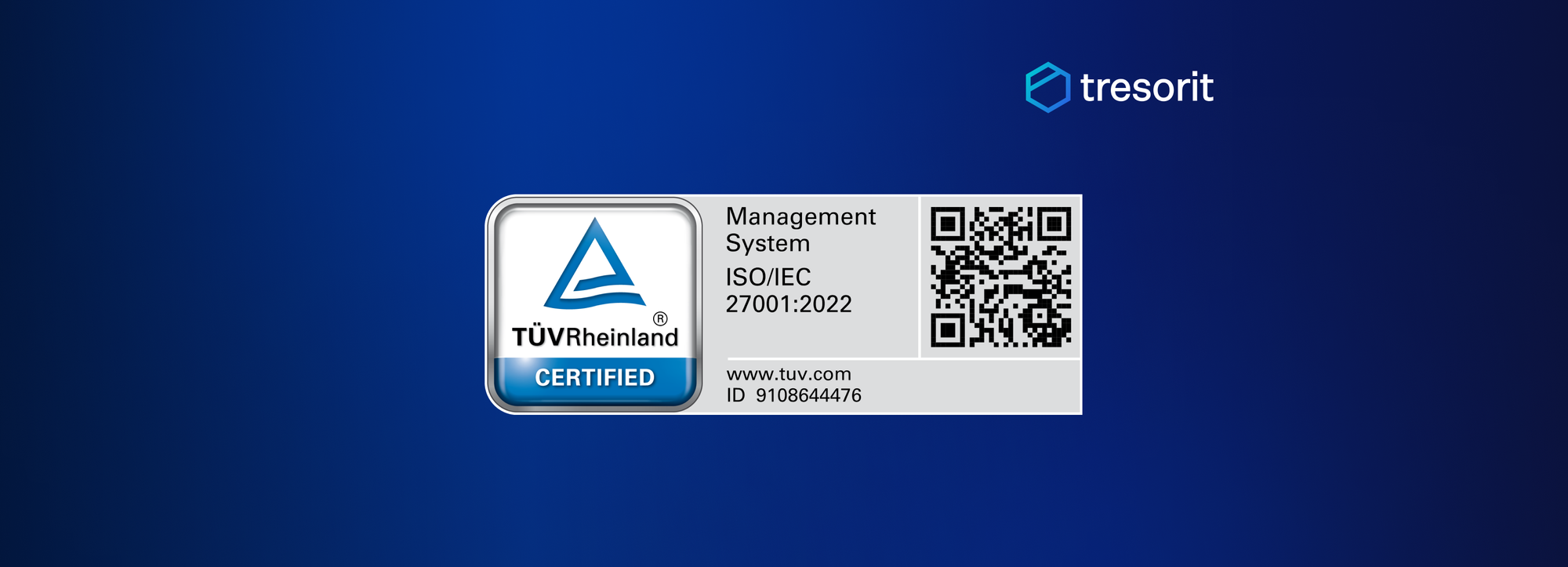 ISO certification badge for Tresorit