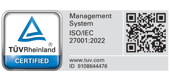 TÜV ISO certified badge