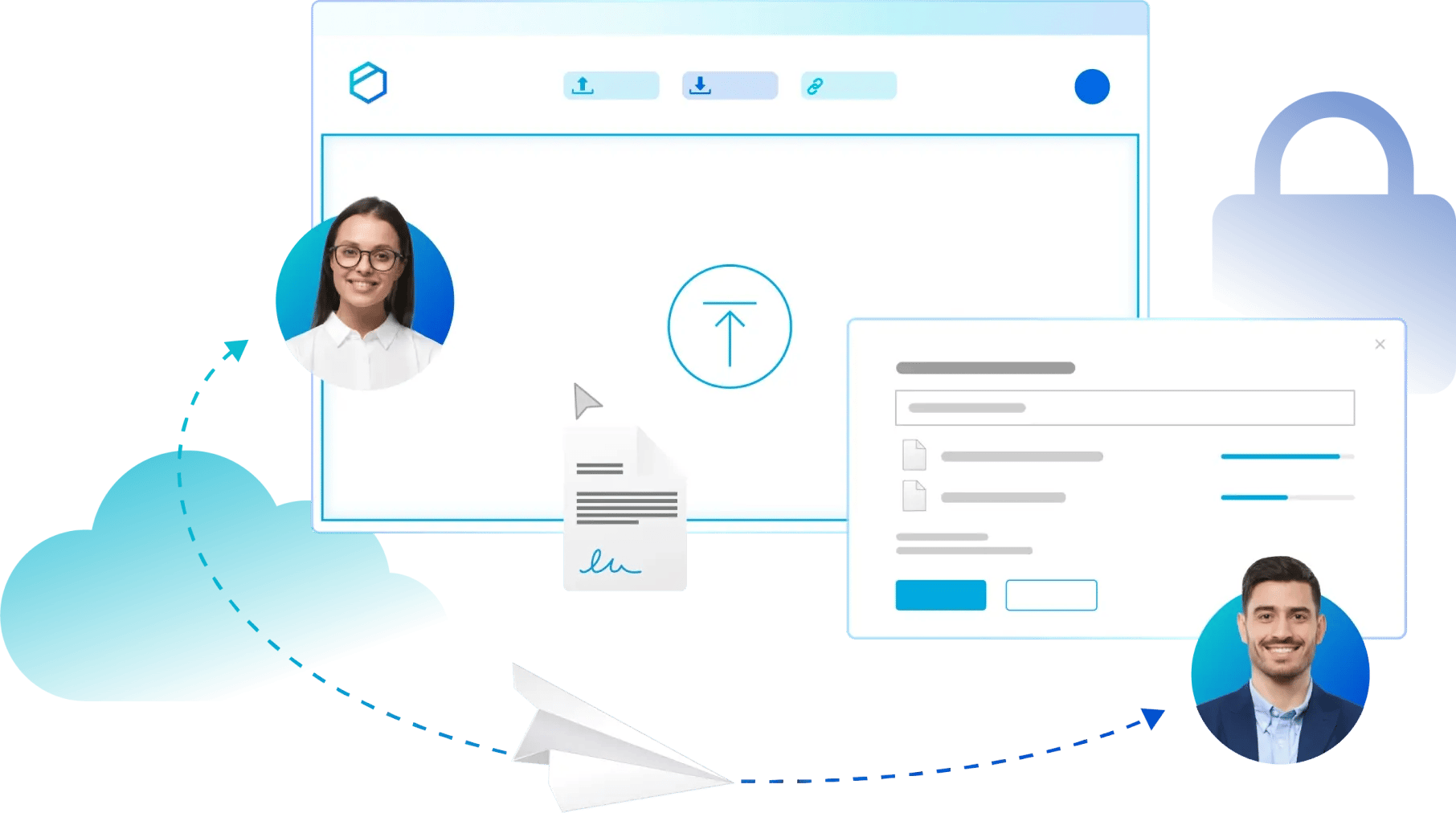 tresorit-file-sharing-illustration