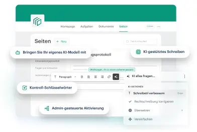 Infografik KI in Engage nach Ihren Regeln