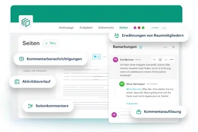 Infografik verbesserte Kommentarfunktion in Engage
