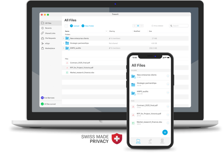 Tresorit - secure file exchange & collaboration